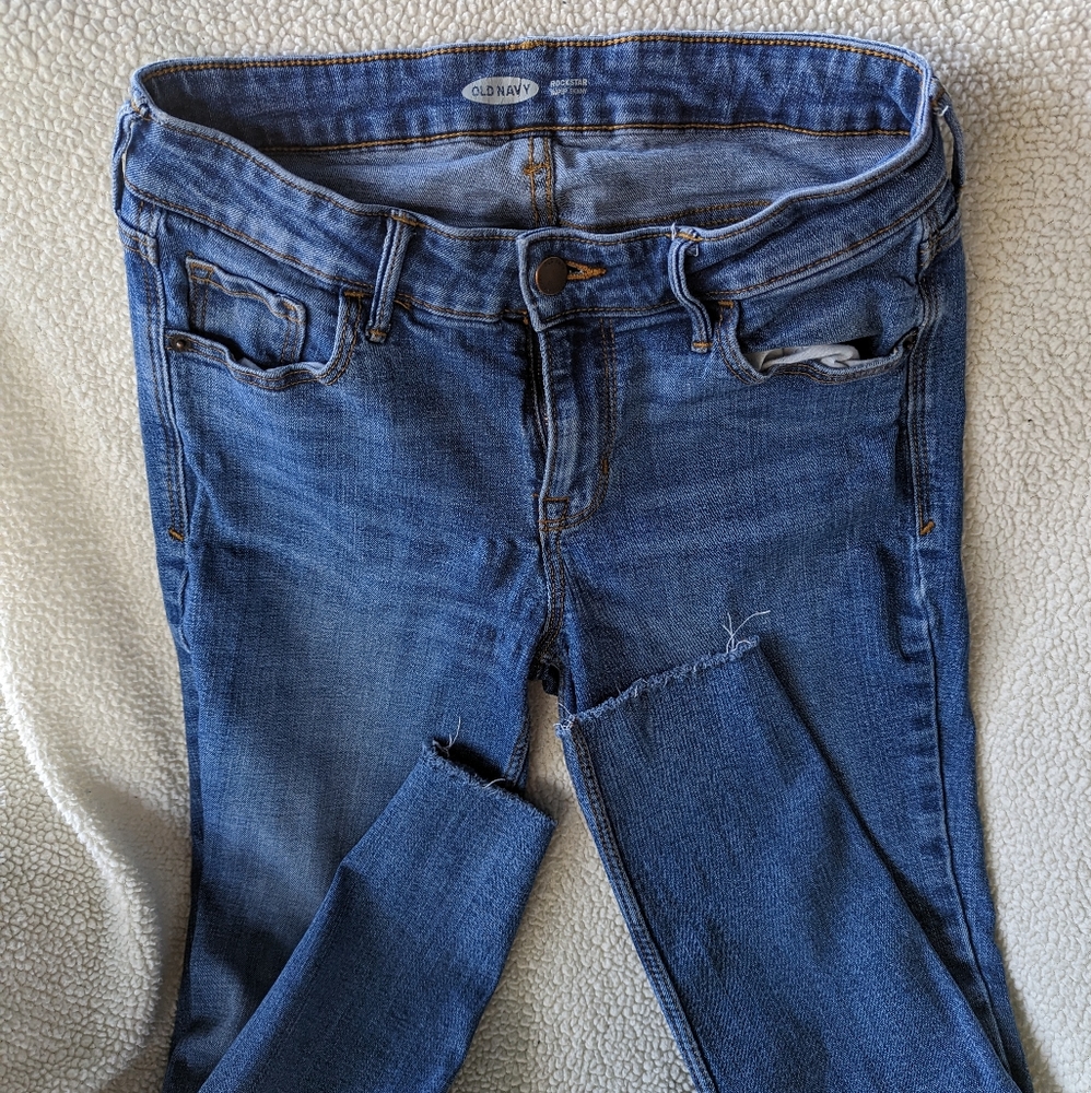 Old Navy Rockstar Super Skinny Jeans, size 6